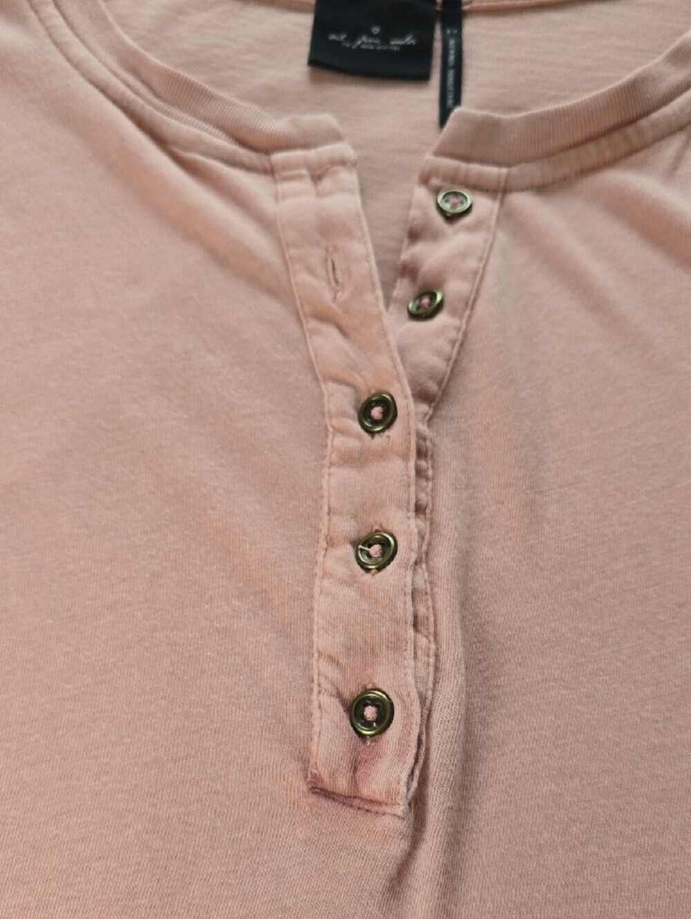 Urban Outfitters Out From Under Henley Soft Blush Pink Size Small - Picture 5 of 10